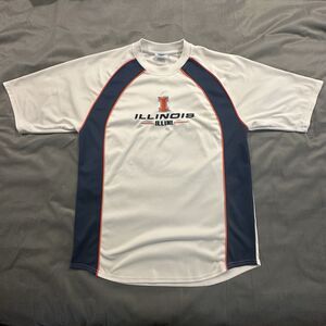 Vintage Illinois Shirt Mens XL Fighting Illini NCAA College Jersey Tee Y2K 00s